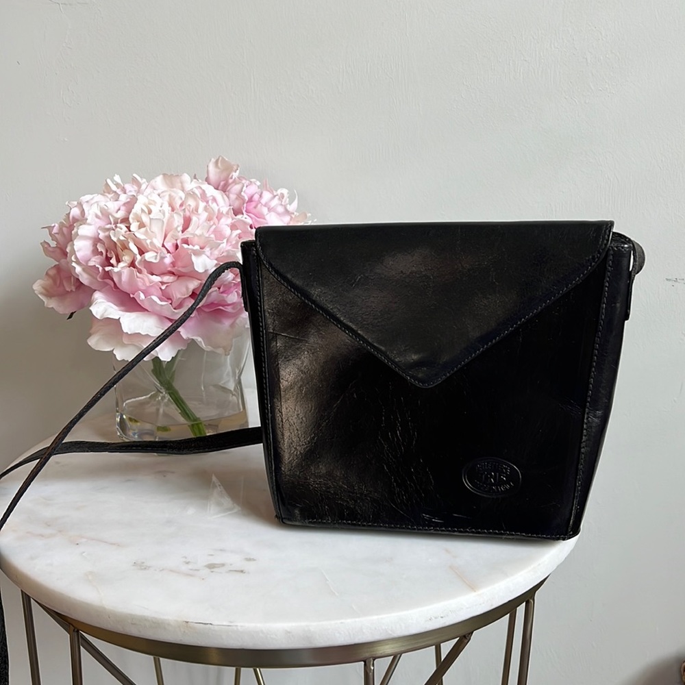 Vintage Pelletterie Tris Leather Purse Made in Italy